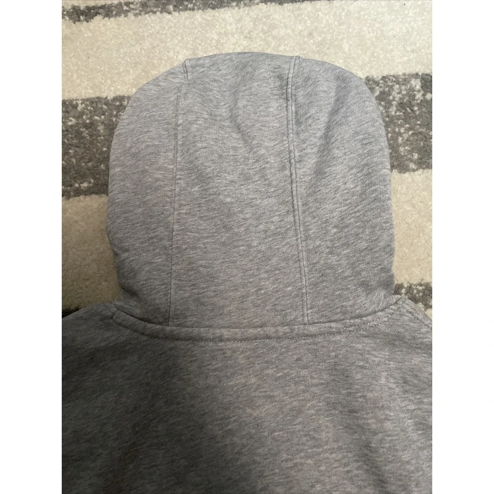 Nike Sportswear Repeat Logo Tape Hoodie Men Medium Gray Pullover AH9149-063 M